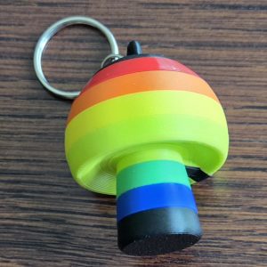 Mystifying Mushroom Keychain Puzzle